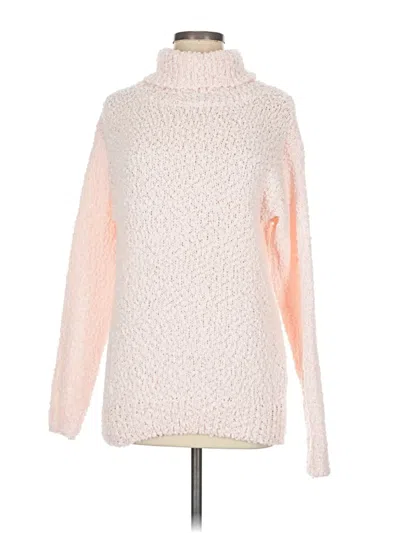 Pre-owned Shein Turtleneck Sweater In Pink