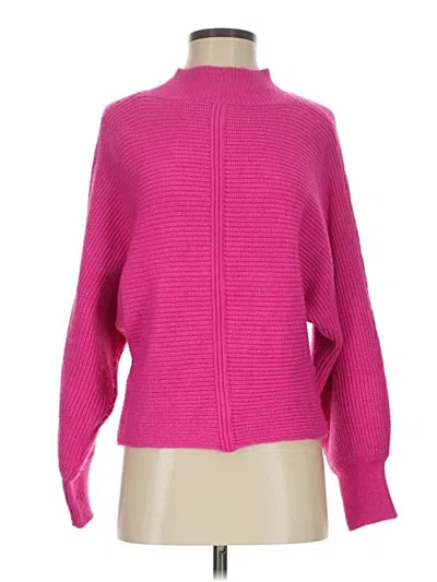 Pre-owned Shein Turtleneck Sweater In Pink