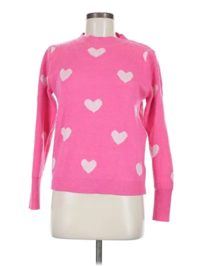 Pre-owned Shein Turtleneck Sweater In Pink