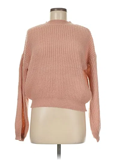 Pre-owned Shein Turtleneck Sweater In Pink