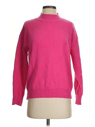 Pre-owned Shein Turtleneck Sweater In Pink