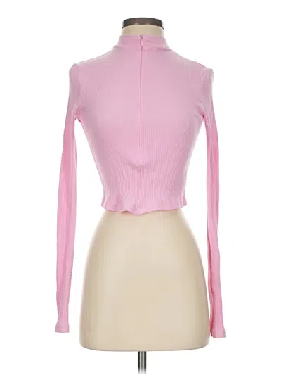 Pre-owned Shein Turtleneck Sweater In Pink