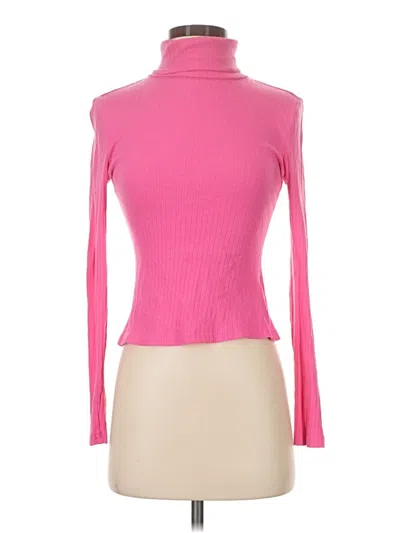 Pre-owned Shein Turtleneck Sweater In Pink