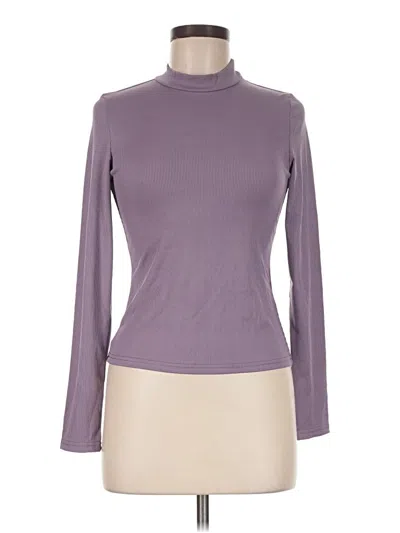 Pre-owned Shein Turtleneck Sweater In Purple