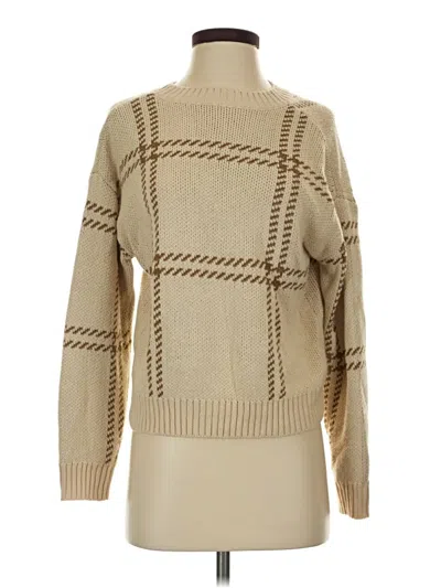 Pre-owned Shein Turtleneck Sweater In Tan