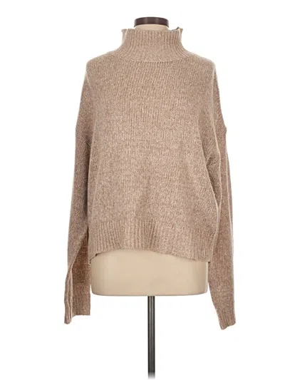 Pre-owned Shein Turtleneck Sweater In Tan