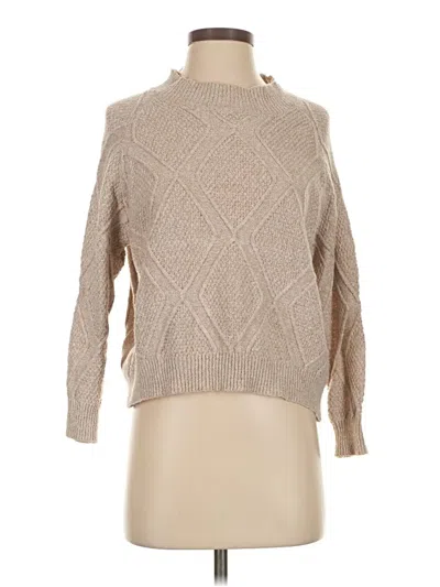 Pre-owned Shein Turtleneck Sweater In Tan