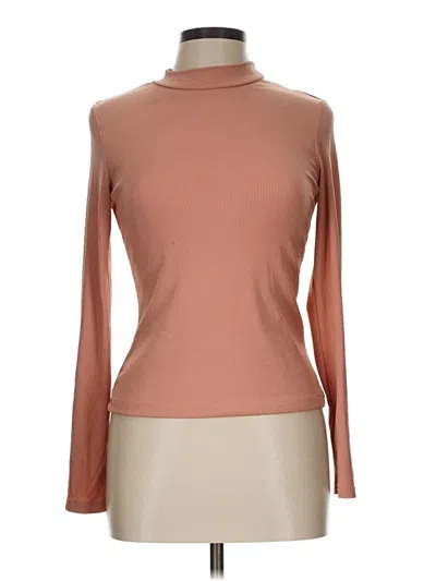 Pre-owned Shein Turtleneck Sweater In Tan