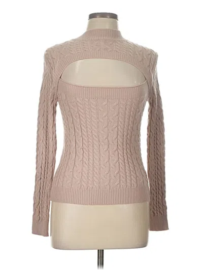 Pre-owned Shein Turtleneck Sweater In Tan