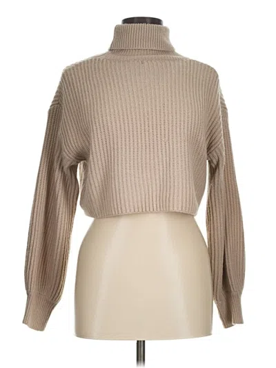 Pre-owned Shein Turtleneck Sweater In Tan