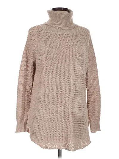 Pre-owned Shein Turtleneck Sweater In Tan