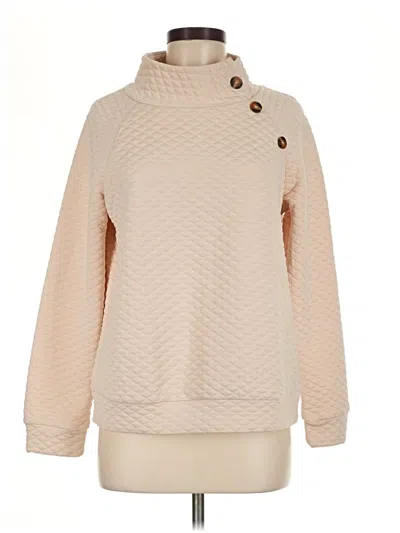 Pre-owned Shein Turtleneck Sweater In Tan