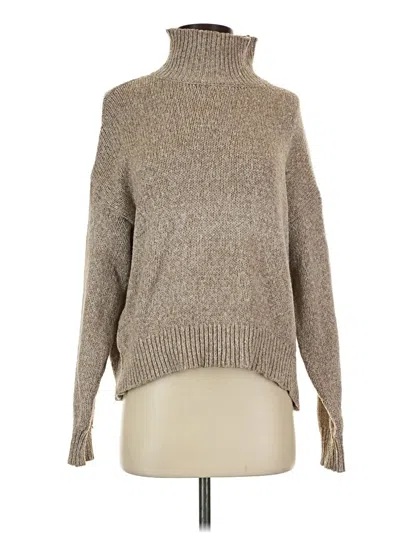 Pre-owned Shein Turtleneck Sweater In Tan