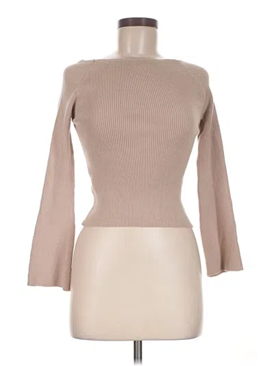 Pre-owned Shein Turtleneck Sweater In Tan