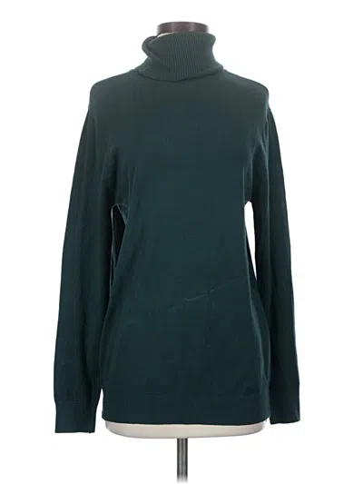 Pre-owned Shein Turtleneck Sweater In Teal