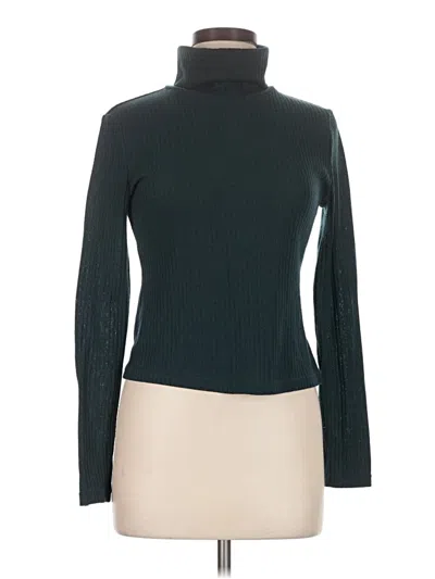 Pre-owned Shein Turtleneck Sweater In Teal