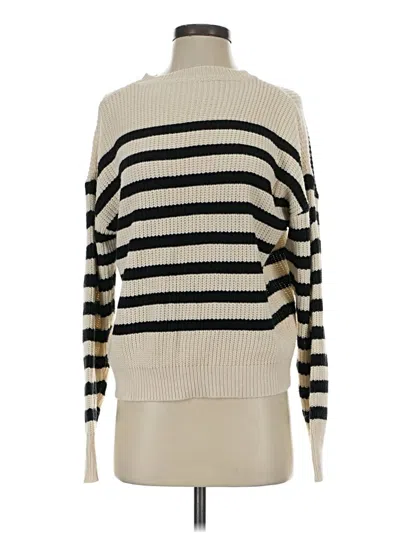 Pre-owned Shein Turtleneck Sweater In White