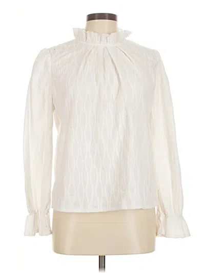 Pre-owned Shein Turtleneck Sweater In White