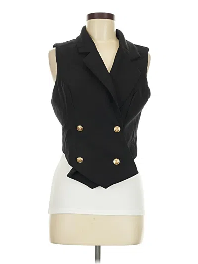 Pre-owned Shein Tuxedo Vest In Black