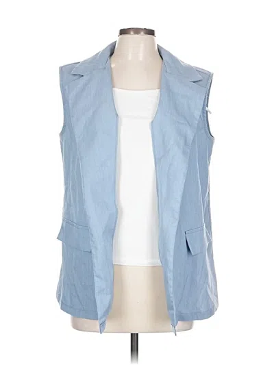 Pre-owned Shein Vest In Blue