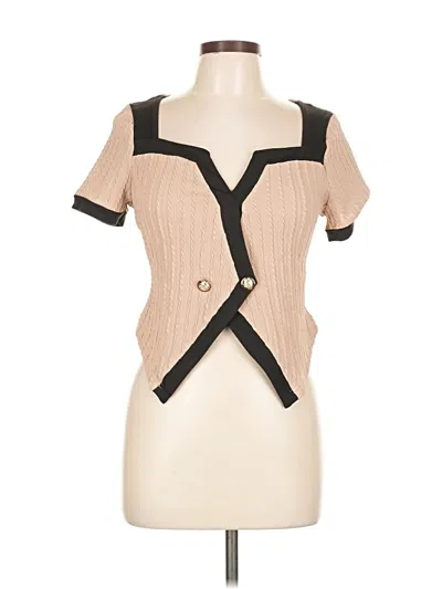 Pre-owned Shein Vest In Brown