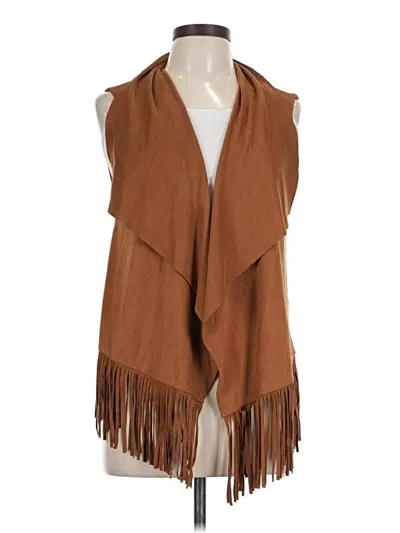 Pre-owned Shein Vest In Brown