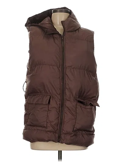 Pre-owned Shein Vest In Brown