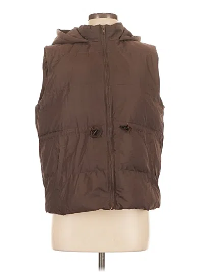 Pre-owned Shein Vest In Brown