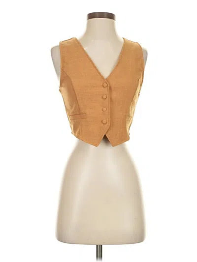 Pre-owned Shein Vest In Gold