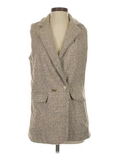 Pre-owned Shein Vest In Gold