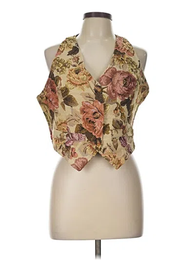 Pre-owned Shein Vest In Gold