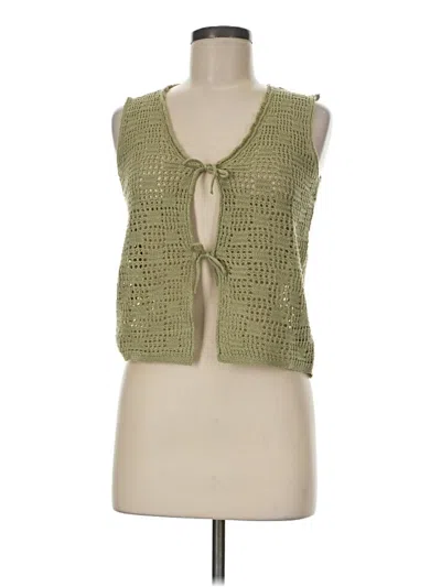 Pre-owned Shein Vest In Green