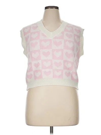 Pre-owned Shein Vest In Pink