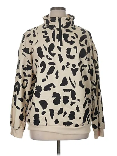 Pre-owned Shein Windbreaker Jacket In Ivory