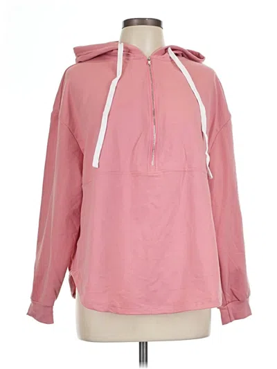 Pre-owned Shein Windbreaker Jacket In Pink