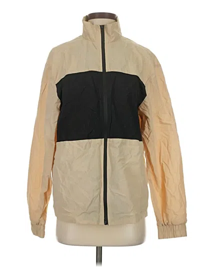 Pre-owned Shein Windbreaker Jacket In Tan