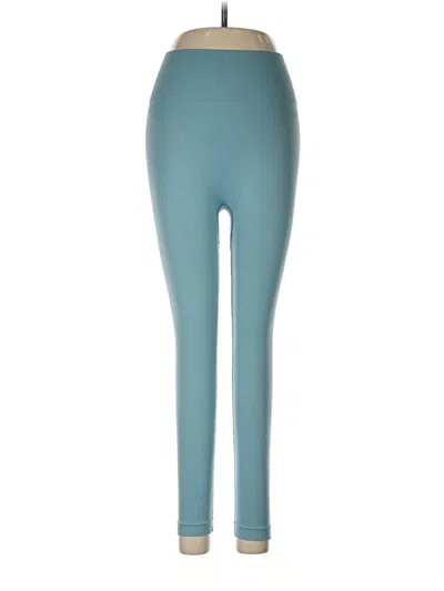Pre-owned Shein Yoga Pants In Teal