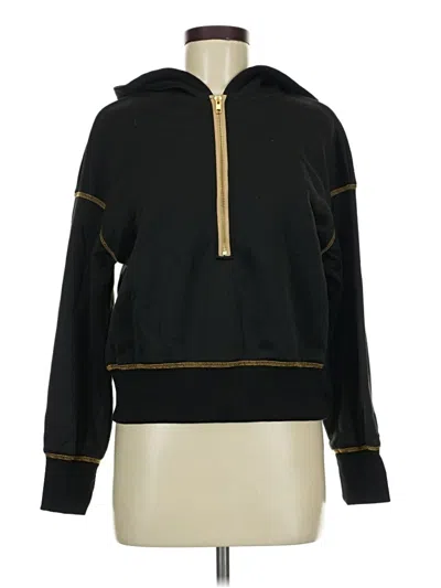 Pre-owned Shein Zip Up Hoodie In Black