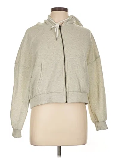 Pre-owned Shein Zip Up Hoodie In Gray