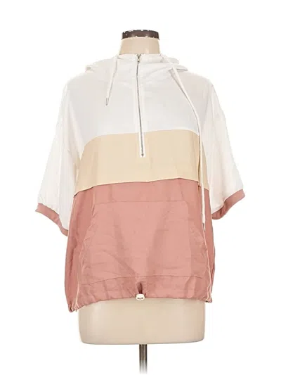 Pre-owned Shein Zip Up Hoodie In Pink