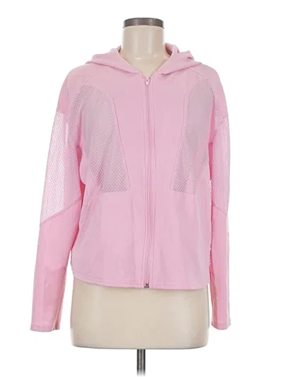 Pre-owned Shein Zip Up Hoodie In Pink