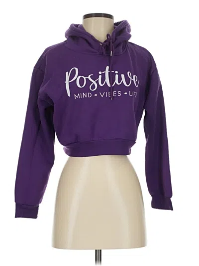 Pre-owned Shein Zip Up Hoodie In Purple