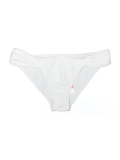 Pre-owned Shekini Swimsuit Bottoms In White