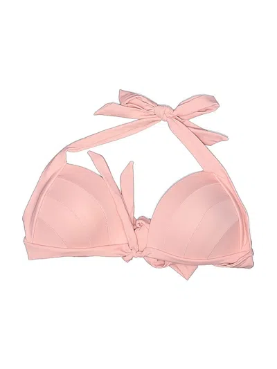 Pre-owned Shekini Swimsuit Top Pink Swimwear