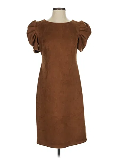 Pre-owned Shelby & Palmer Casual Dress In Brown