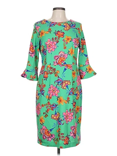 Pre-owned Shelby & Palmer Casual Dress In Green