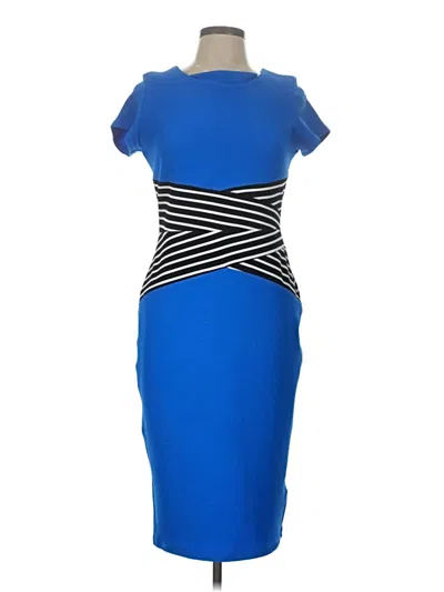 Pre-owned Shelby & Palmer Cocktail Dress In Blue