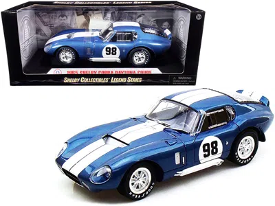 Shelby Collectibles 1965 Shelby Cobra Daytona Coupe #98 Blue 1/18 Diecast Model Car By  In Purple