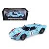 Shelby Collectibles 1966 Ford Gt-40 Mk 2 Blue No.1 1-18 Diecast Model Car