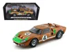 Shelby Collectibles 1966 Ford Gt-40 Mk 2 Gold #4 1/18 Diecast Car Model By